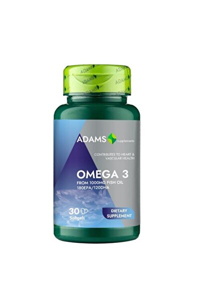 Adams Vision Supliment Omega 3, Adams Vision, 1000 mg, 30 capsule