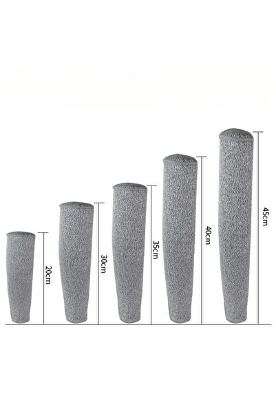 Choice 1 قطعة مستقيمة 45 سم 1 قطعة من غطاء ذراع العمل المقاوم للقطع HPPE المس...