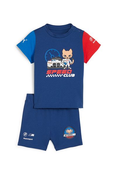 Puma BMW MMW Toddler Short Sleeve Set - Blue