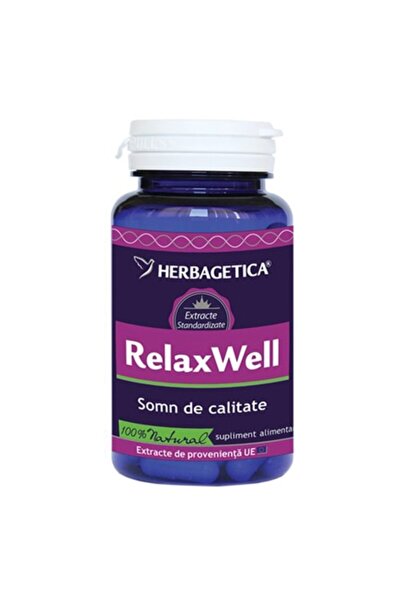 herbagetica Supliment alimentar Relax Well de la Herbagetica, 60 capsule