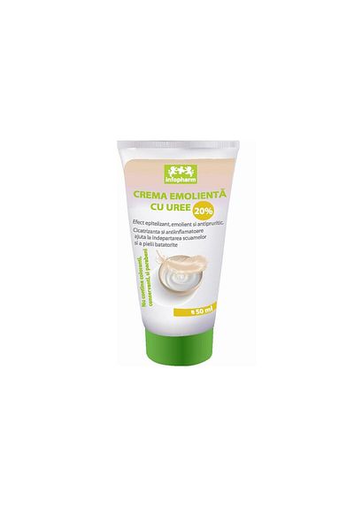 INNOFARM Emollient Cream with 20% Urea, Infopharm, Heel Cream for Cracked Heels, 50 ml