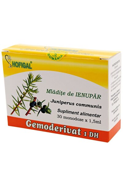Hofigal Gemoderivat cu muguri de ienupăr 30 monodoze