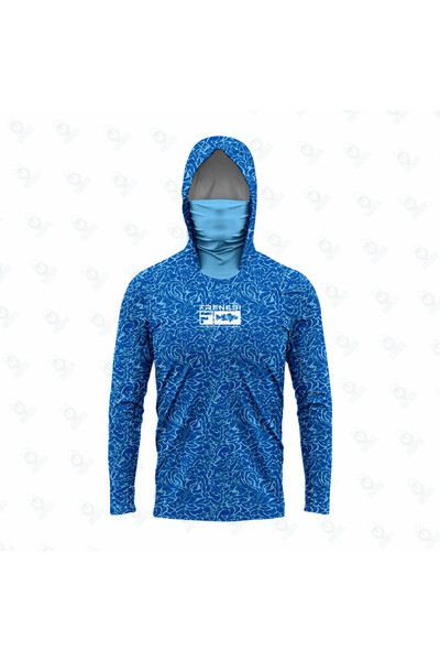 Choice قمصان صيد رجالية من L FAGSXHSMZK، بغطاء رأس واقٍ من الشمس، ملابس صيد م...