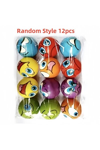 Choice 12 قطعة من إسفنجة الضغط المضحكة، كرة لينة، لعبة مهدئة من رغوة البولي ي...