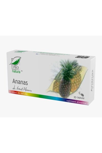 MEDICA Supliment alimentar cu ananas, Pro Natura, 30 capsule