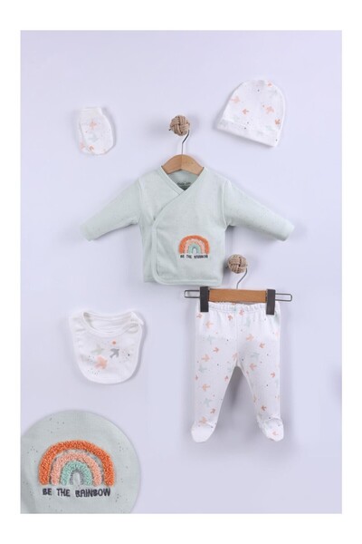 Little Life Newborn 5-Piece Strap Hospital Release Baby Girl Mint Newborn