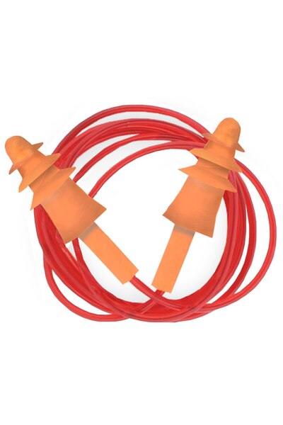 Vetro Design Dopuri de urechi din spumă cu șnur, reutilizabile, set de 2 bucăți