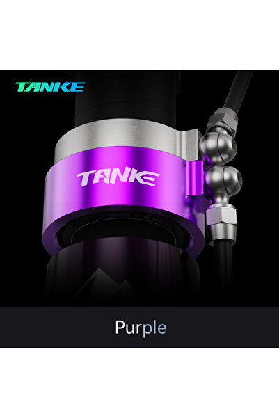 Choice سماعة رأس زيتية أرجوانية TANKE MTB Infinite Rotation، مقبض دوار للدراج...