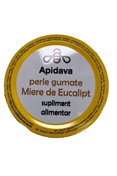 Apidava Perle gumate cu miere de eucalipt (50g)