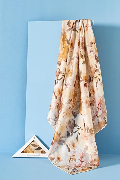 JAWEL Women's Floral Patterned Ephedra Soft Scarf