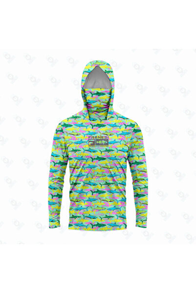 Choice M FREPARMZ1 قمصان صيد للرجال للحماية من الشمس مع قناع واقٍ من الشمس، م...