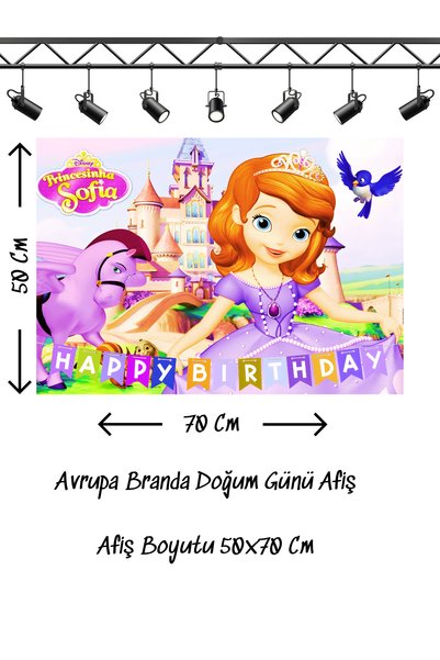 snowparty Sofija Sofija tematski rođendanski banner