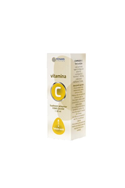 Regen Pharma Vitamina C, Renans Pharma, Soluție orală, 10 ml