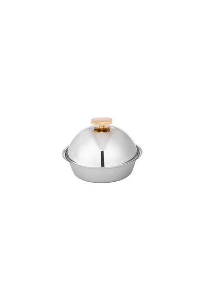 TOHFAT-AL MAIDAH Metal date bowl with gold decoration for all presentations and occasions
