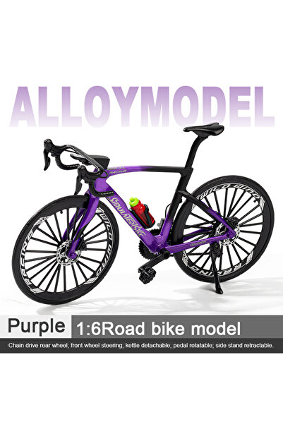 Choice1 نموذج دراجة جبلية معدنية عتيقة من PURPLE، لعبة دراجة كلاسيكية صغيرة م...