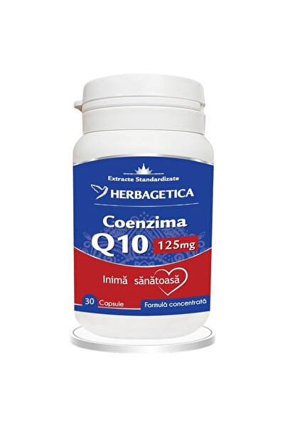 herbagetica Supliment alimentar Coenzima Q10 125mg, Herbagetica, 30 capsule
