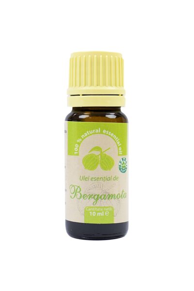 Herbavit Ulei esențial de bergamotă (Citrus bergamia), 100% pur, fără aditivi, 10 ml