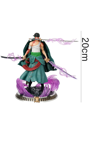 Choice مجسم أنمي بانداي 20 سم، شخصية رورونوا زورو ثلاثية الشفرات، تمثال أنمي ...