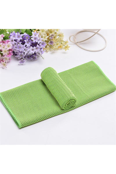 Choice منشفة تبريد خضراء لتخفيف الحرارة الفورية من الألياف الدقيقة، مناشف تبر...