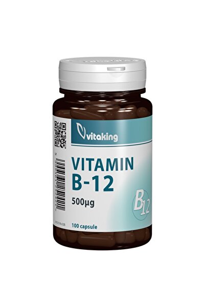 Vitaking Supliment alimentar vitamina B12 500 mcg, Vitaking, 100 capsule