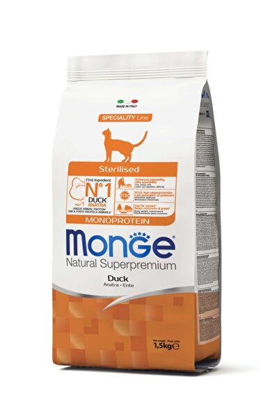 Monge Hrană uscată Superpremium Monoprotein Sterilizată pentru Pisici - Rata ...