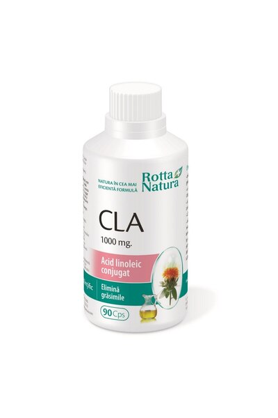 Rotta Natura Acid linoleic conjugat 1000 mg, Rotta Natura, 90 capsule