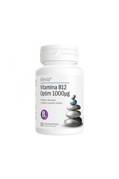 Alevia Supliment de vitamina B12 1000mcg 30 de comprimate