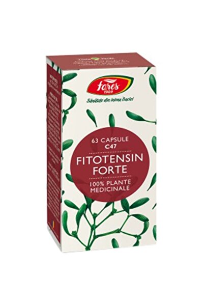 Fares Fitotensin Forte Supliment alimentar, 63 capsule