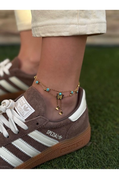 İNN JEWELLERY Steel Anklet Bracelet Anti-Tarnish Antiallergic Figured (2 Years Importer Warranty)