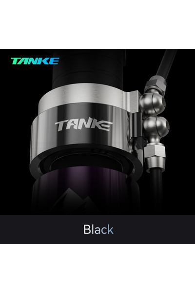 Choice سماعة رأس زيتية سوداء TANKE MTB Infinite Rotation، مقبض دوار للدراجات ...