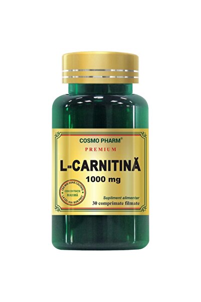 Cosmo Pharm Supliment alimentar cu L-Carnitină 1000 mg Cosmo Pharm Premium, 30 de comprimate