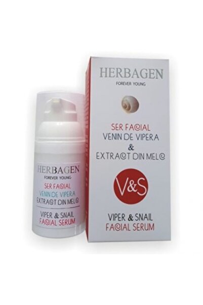 Herbagen Ser facial cu venin de viperă și extract de melc 30g