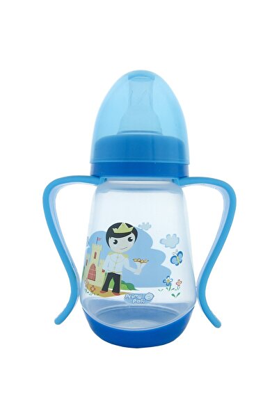 Primii Pasi Sticlă cu mânere, 150ml, albastră, Primii Pasi