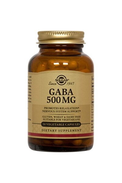 Solgar Supliment alimentar Gaba 500mg, 50 capsule