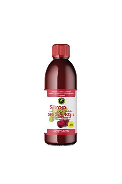 HYPERICUM Sirop de sfeclă roșie cu îndulcitor Stevia Rebaudiana 500 ml