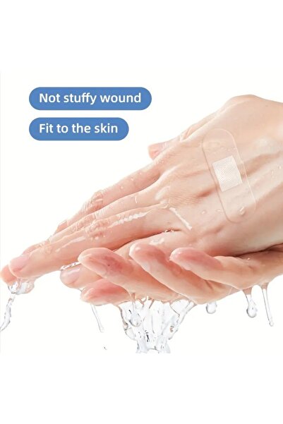 Choice 100Pcs 100pcs Waterproof Breathable Adhesive Bandages DressingsMulti-Scenario Use for Bathing, Swimm