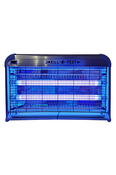 SDX Market Dispozitiv LED UV 30 W elSales Pest Kill ELS-30, anti-țânțari, muște, molii și alte insecte, argintiu