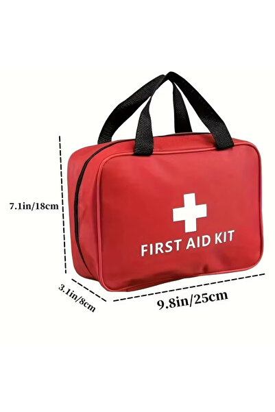 Choice مجموعة إسعافات أولية حمراء، حقيبة طبية محمولة متعددة الأغراض للطوارئ ا...