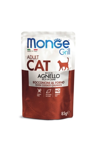 Monge Grill Chunkies Cat - Hrana umeda super-premium - Miel - 100g