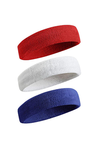 Choice 3 قطع من عصابات الرأس الرياضية المقاومة للعرق للرجال والنساء باللون ال...