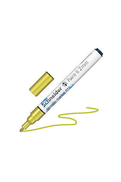 SCHNEIDER Marker cu vopsea metalizata, varf 2 mm, Paint-It 011 Metallic, 8 cu...