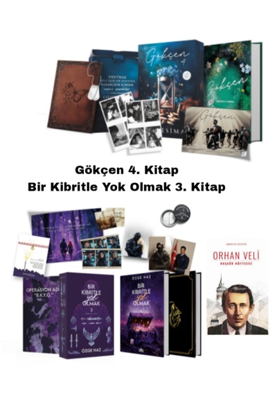 Ephesus Yayınları Gökçen 4, Bir Kibritle Yok Olmak 3 Loresima Özge Naz 2 Kitap Ciltli Kutulu Özel Set