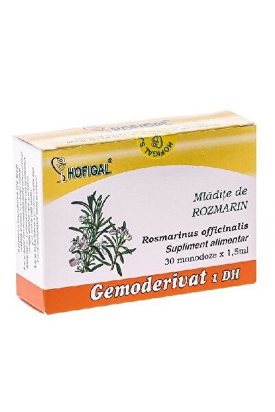 Hofigal Gemoderivat de rozmarin, 30 de doze,