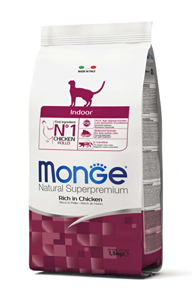 Monge Superpremium Indoor Cat - Pui - 1.5kg