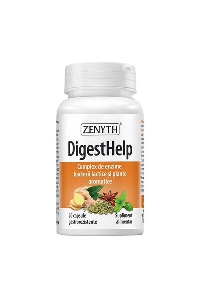 Zenyth Pharmaceuticals DigestHelp Dietary Supplement, Zenyth, 20 Enteric-Coated Capsules