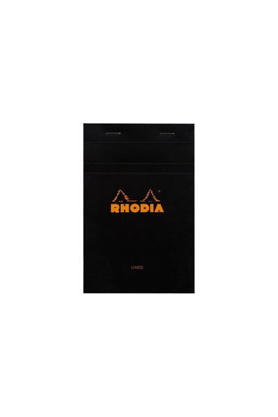 Rhodia Blocnotes 11 x 7 cm, capsat, 80 file, N°14, Basic, black