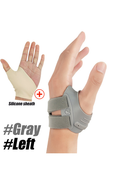 Choice M grey-left 1Pcs humb Support Brace CMC Joint Thumb brace Spica Splint for Pain Relief,Arthritis,Ten