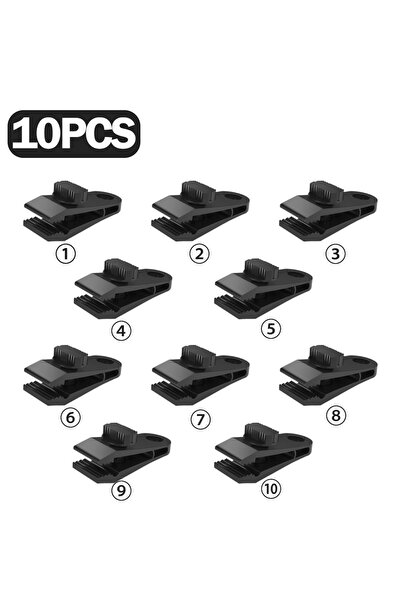 Choice 10 قطع - مشبك خيمة، 5 أو 40 قطعة مشبك خيمة، مشبك مظلة، مشبك حبل من الق...