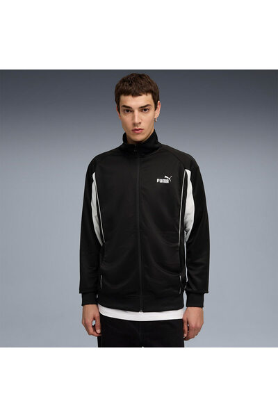 Puma Sport Poly Track Men's Black Stand Collar Jacket