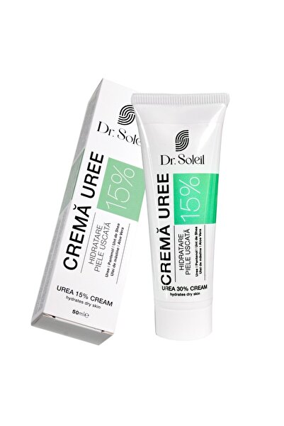 Dr. Soleil Cremă cu 15% uree, pantenol, unt de shea, ulei de măsline și aloe vera, 50 ml